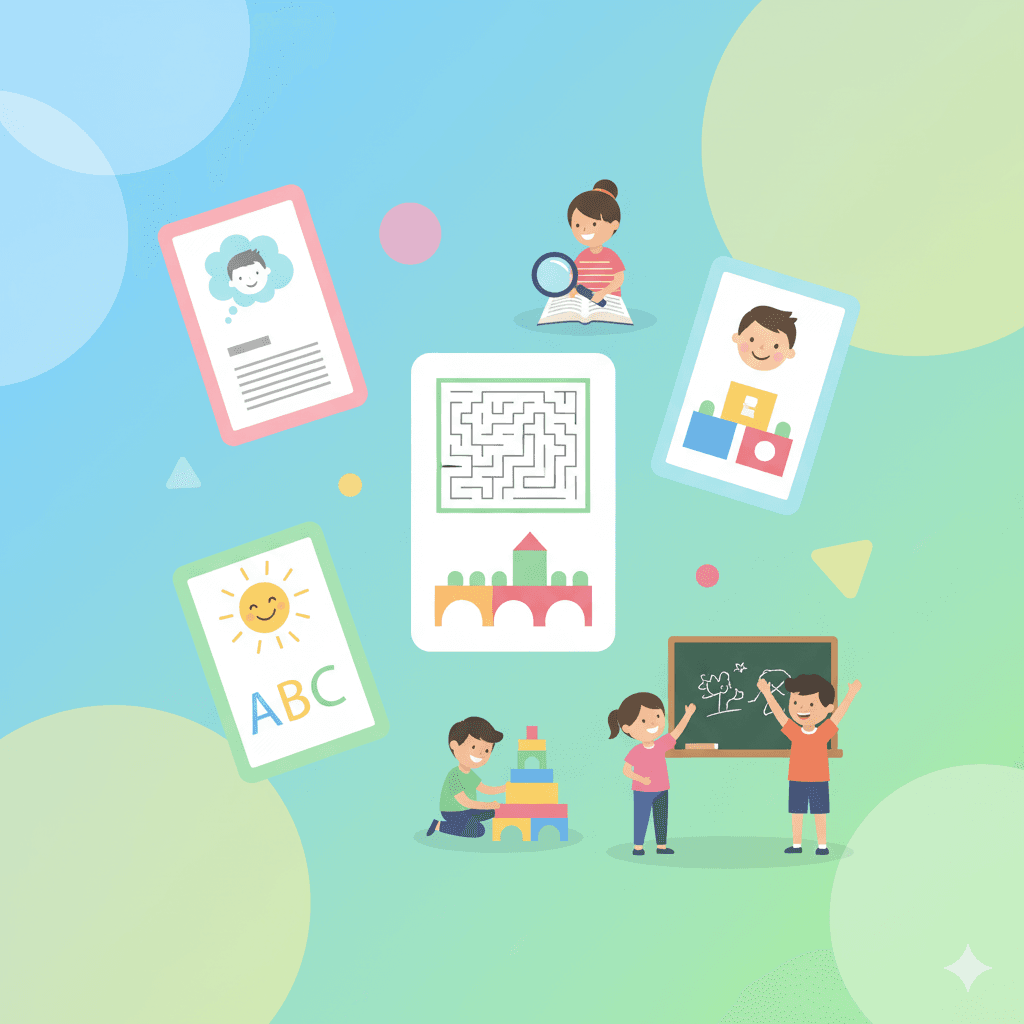 Calm-Down Corner Poster Set - Activities image